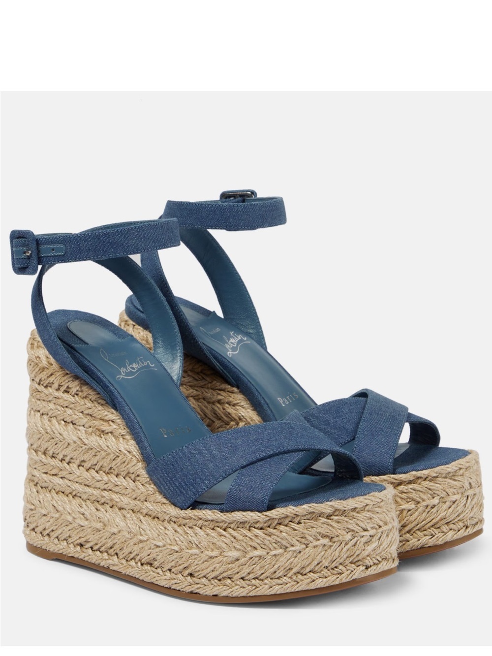 Christian Louboutin
Mariza Zeppa canvas espadrille sandals